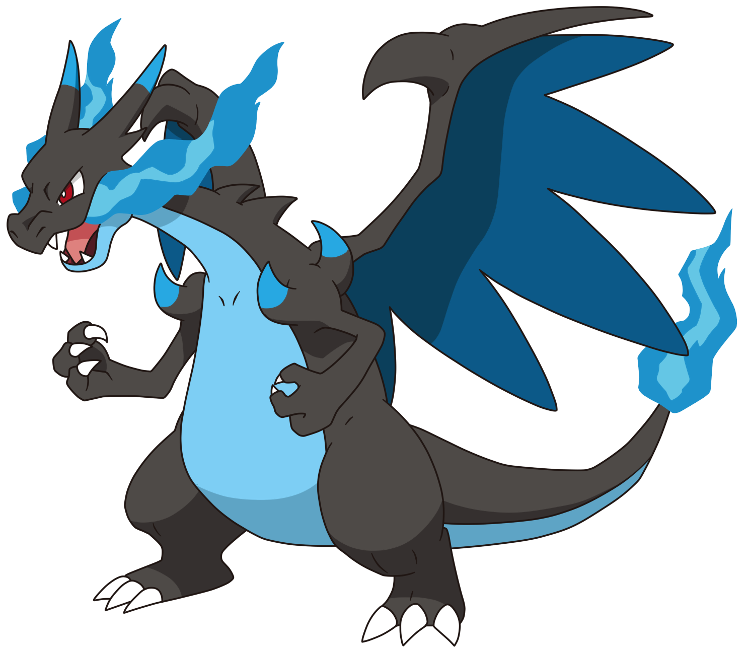 006 Mega Charizard X By Tzblacktd On DeviantArt
