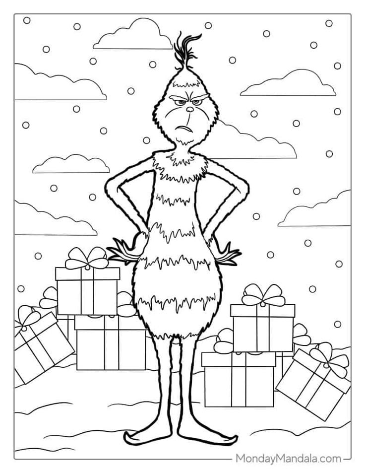 1 000 Christmas Coloring Pages Free PDF Printables Grinch Coloring 1 000 Christmas Coloring Pages Free PDF Printables Grinch Coloring