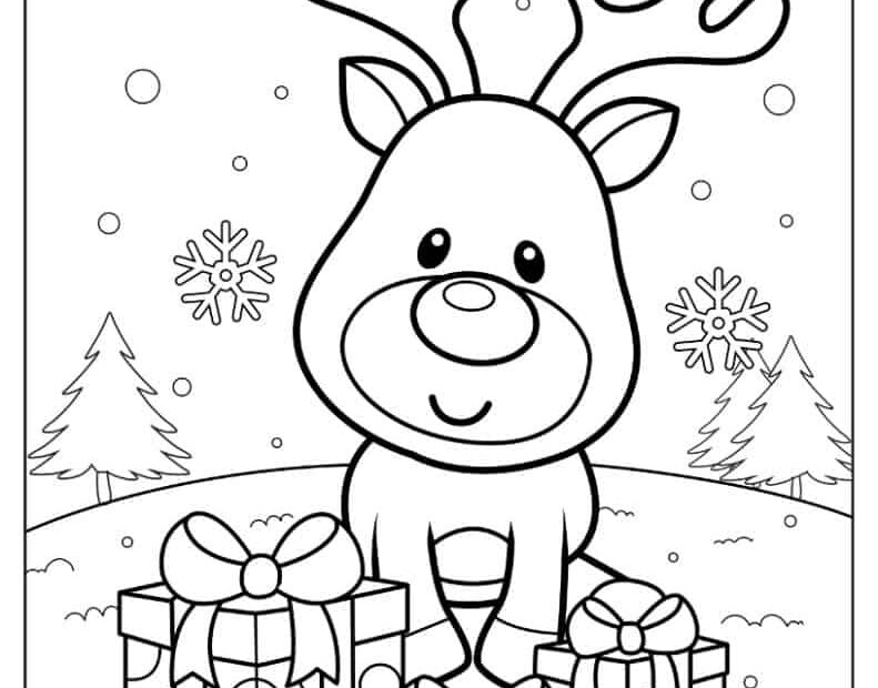 1 000 Christmas Coloring Pages Free PDF Printables Worksheets Library