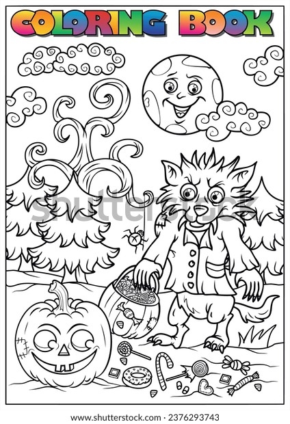 1 981 Werewolf Colouring Stock Vectors And Vector Art Shutterstock