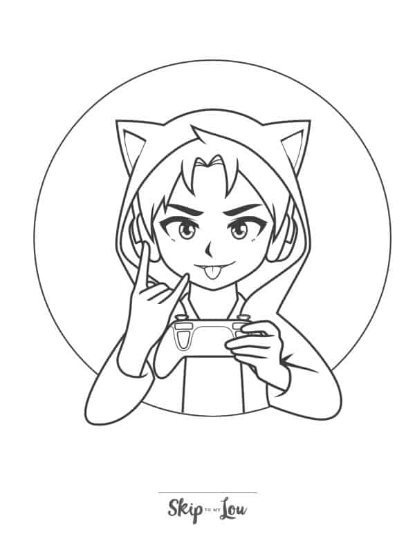 10 Anime Coloring Pages For Kids Of All Ages Skip To My Lou