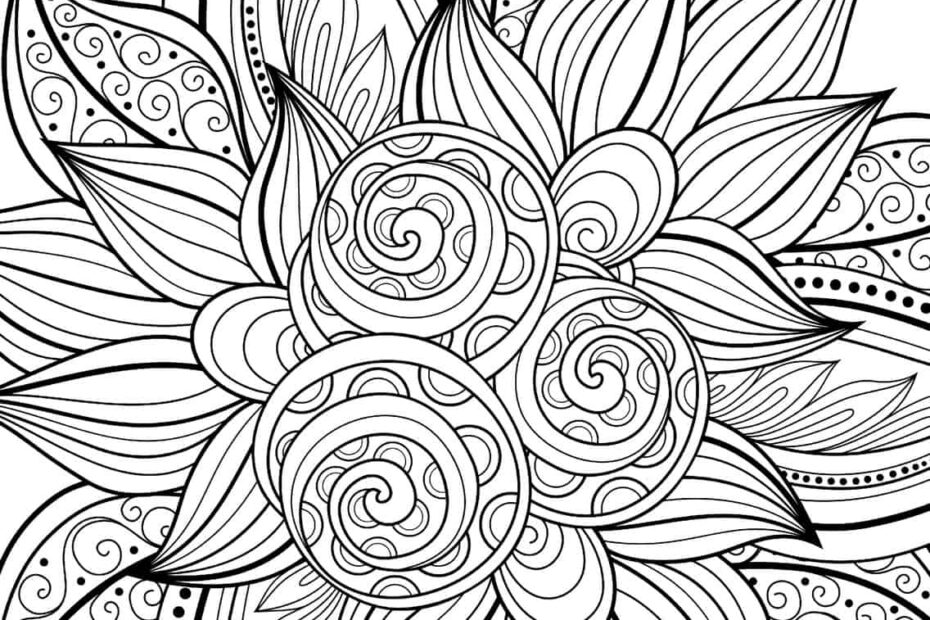 10 Free Printable Holiday Adult Coloring Pages