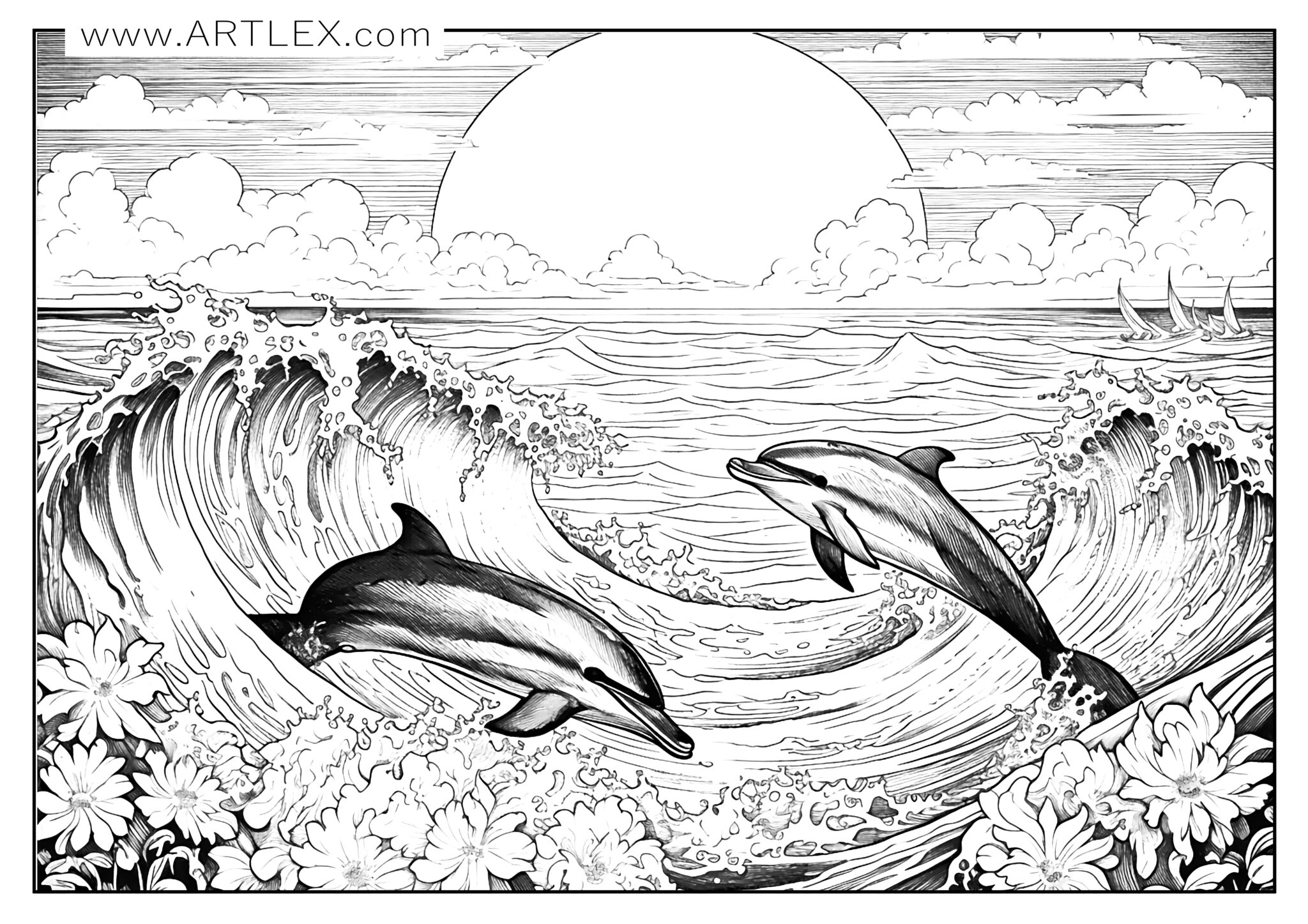 ocean coloring pages for adults ocean coloring pages for adults