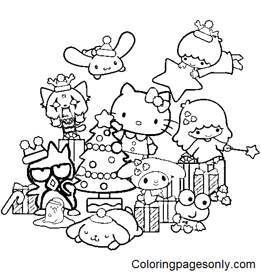 10 Sanrio Christmas Coloring Pages Free Printable Bratz Coloring 10 Sanrio Christmas Coloring Pages Free Printable Bratz Coloring