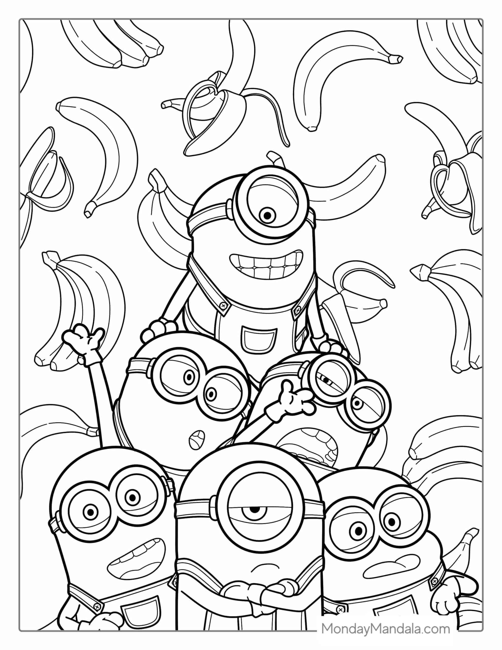 100 Minion Coloring Pages 91 Coloring Craze 100 Minion Coloring Pages 91 Coloring Craze