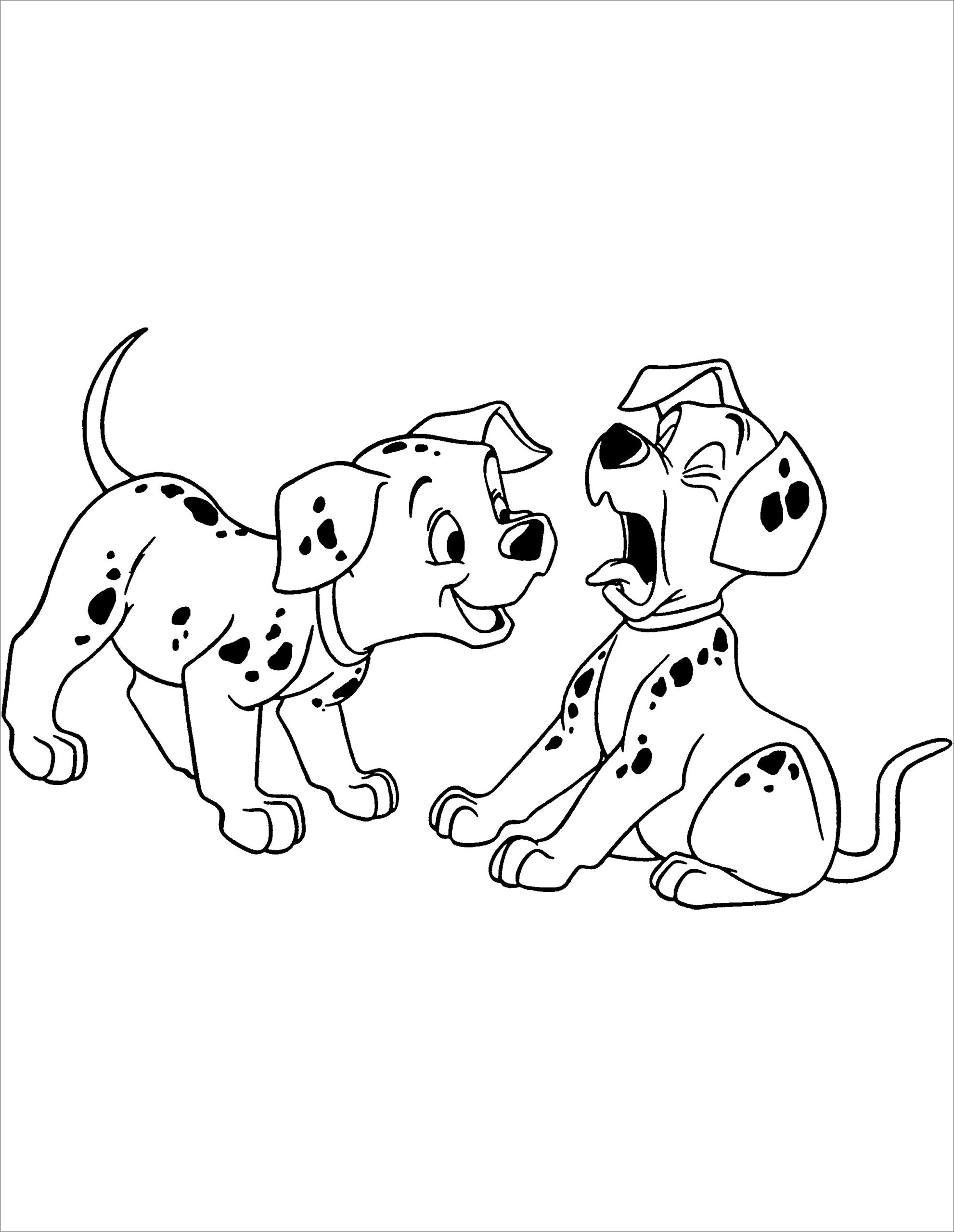 101 Dalmatians Coloring Pages ColoringBay