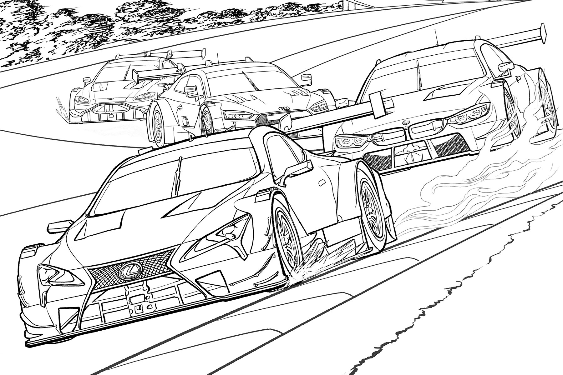 11 Awesome Car Colouring