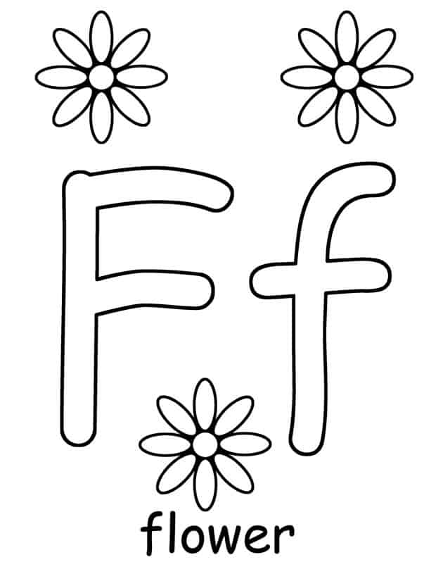 11 Great Letter F Printable Preschool Worksheets Coloring Pages A 