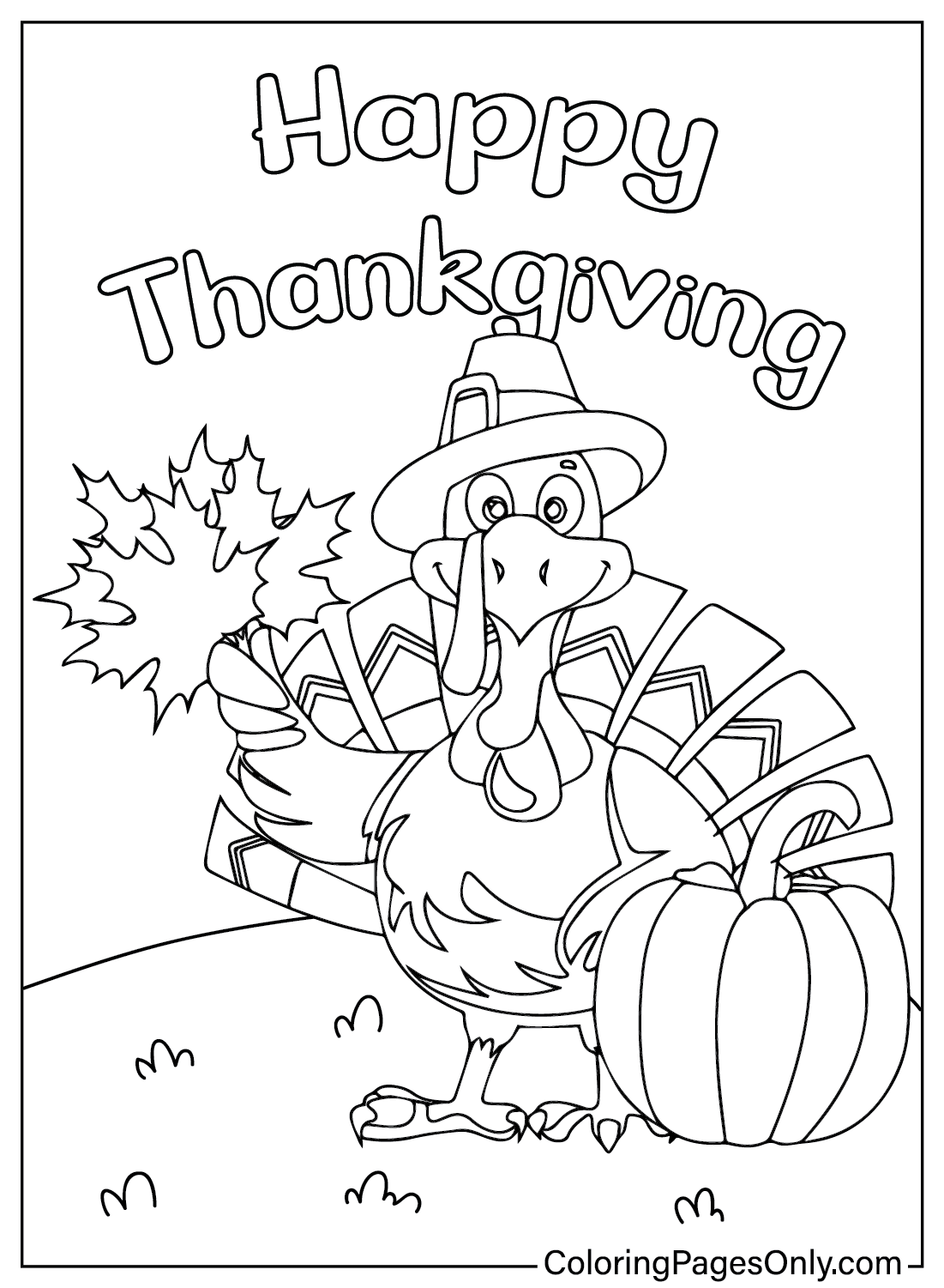 118 Turkey Coloring Pages ColoringPagesOnly 118 Turkey Coloring Pages ColoringPagesOnly