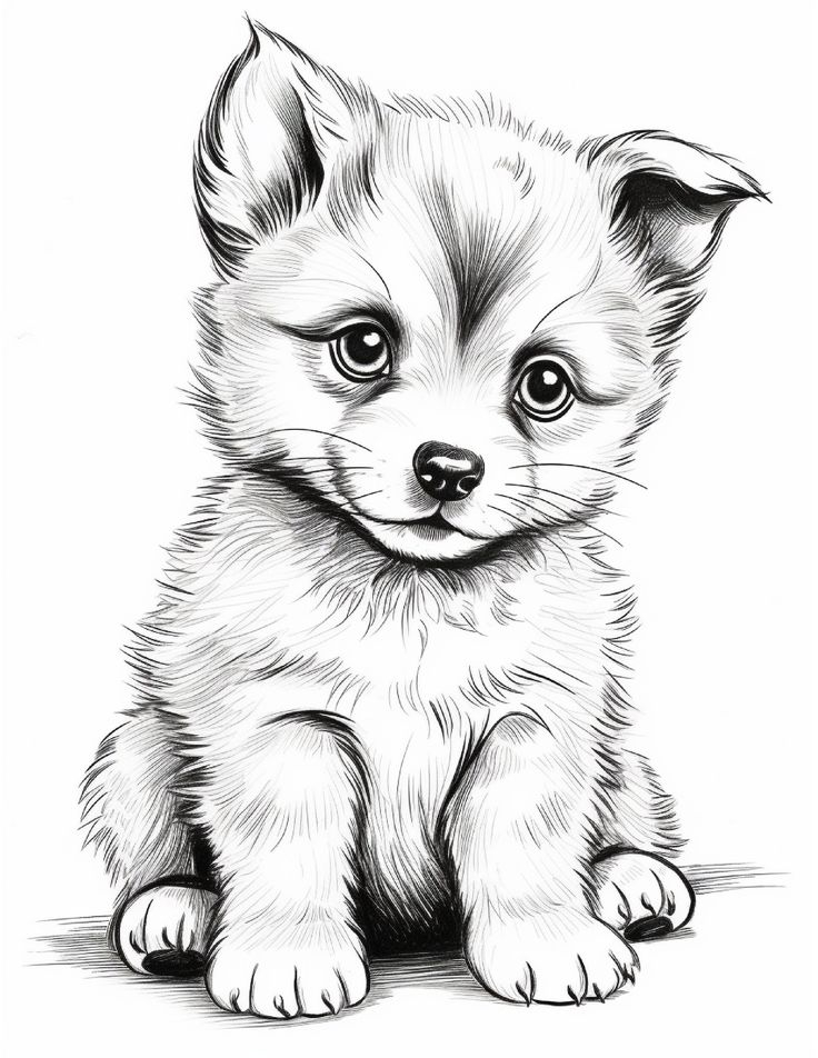 120 Cute Animal Coloring Pages For Kids Vol 1 Cute Animal Coloring 