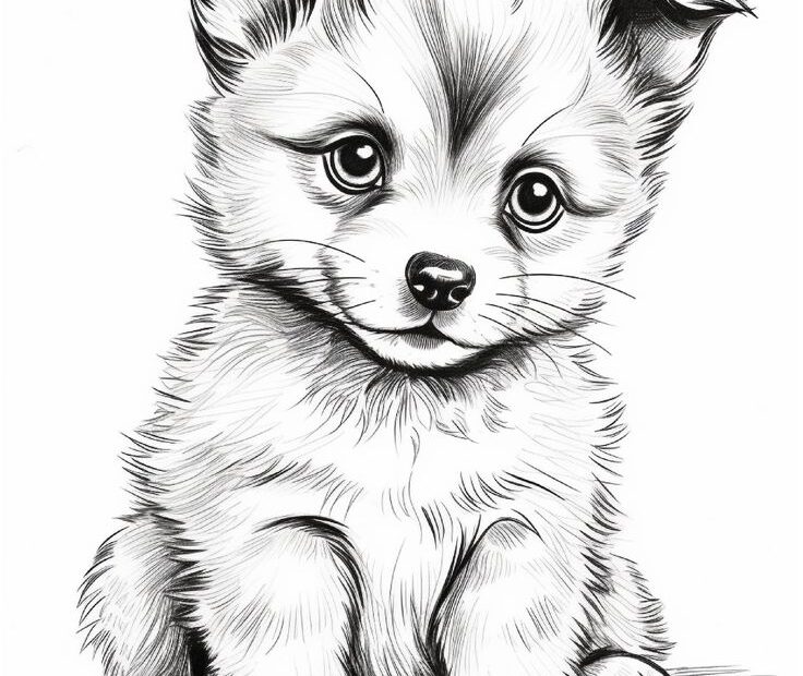 120 Cute Animal Coloring Pages For Kids Vol 1 Cute Animal Coloring