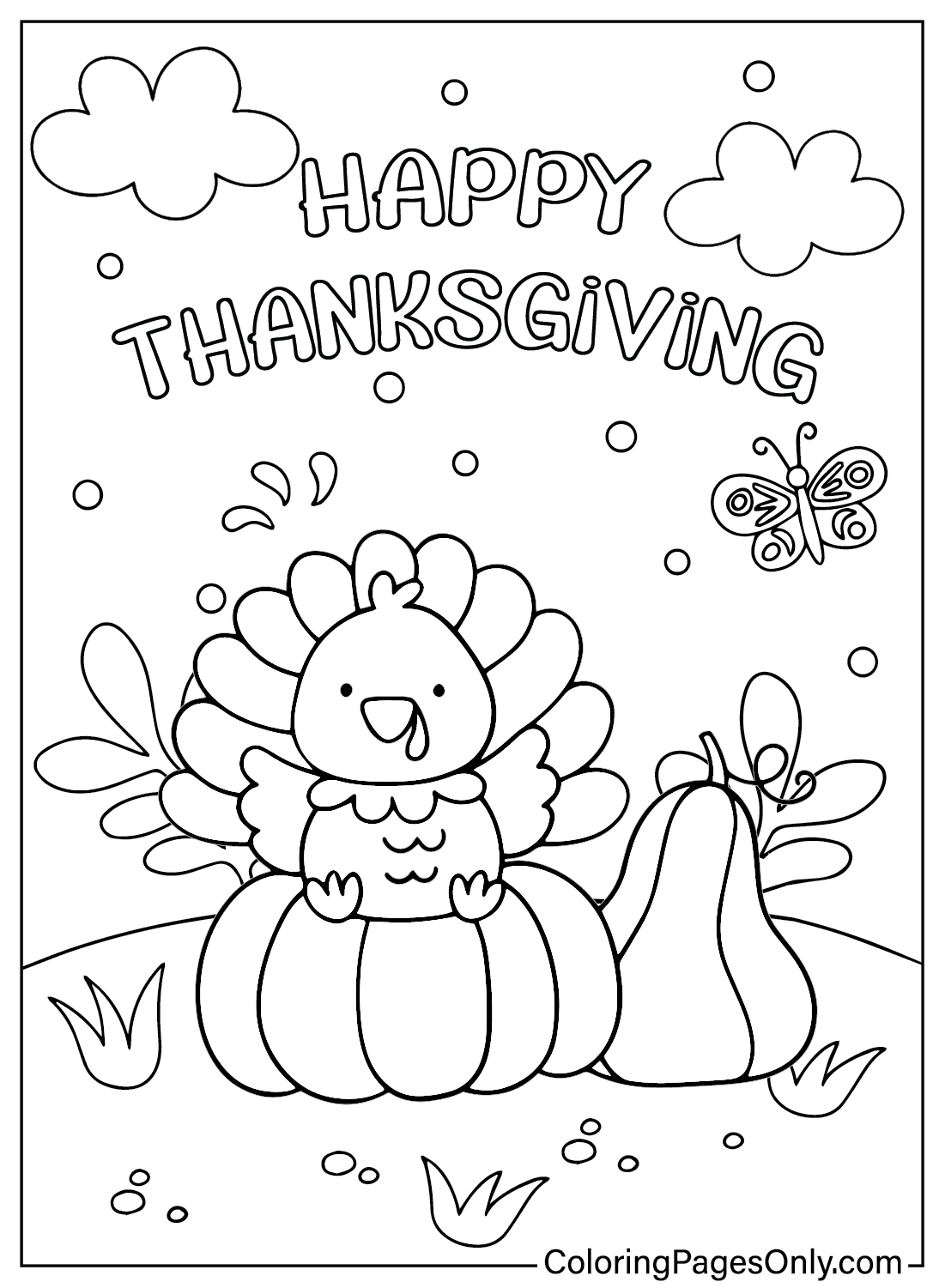 thanksgiving coloring pages for free