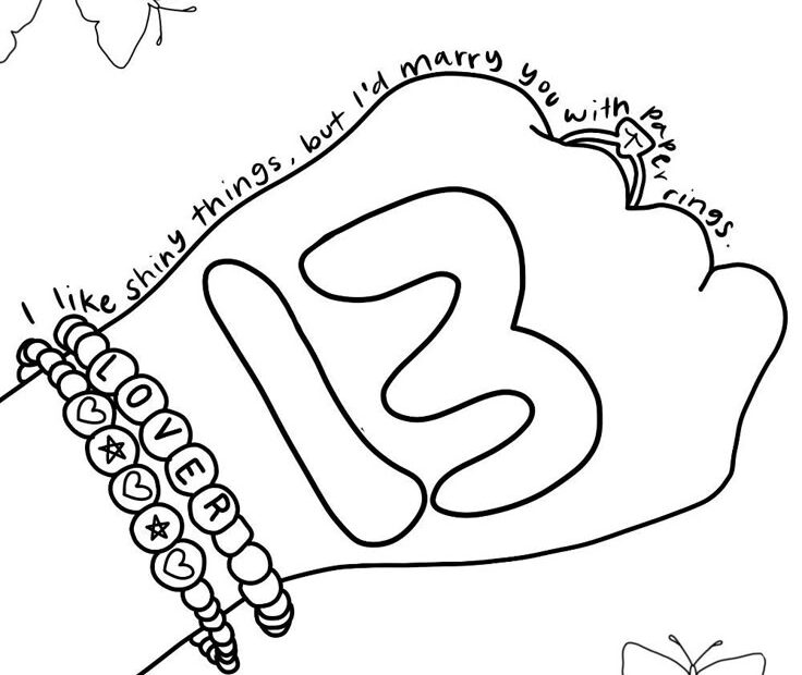 13 Taylor Swift Coloring Pages For The Swiftie In Your Life Taylor