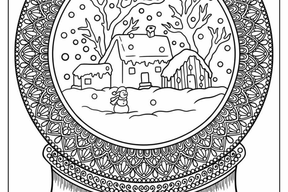14 Christmas Mandala Coloring Pages Free PDF Printables