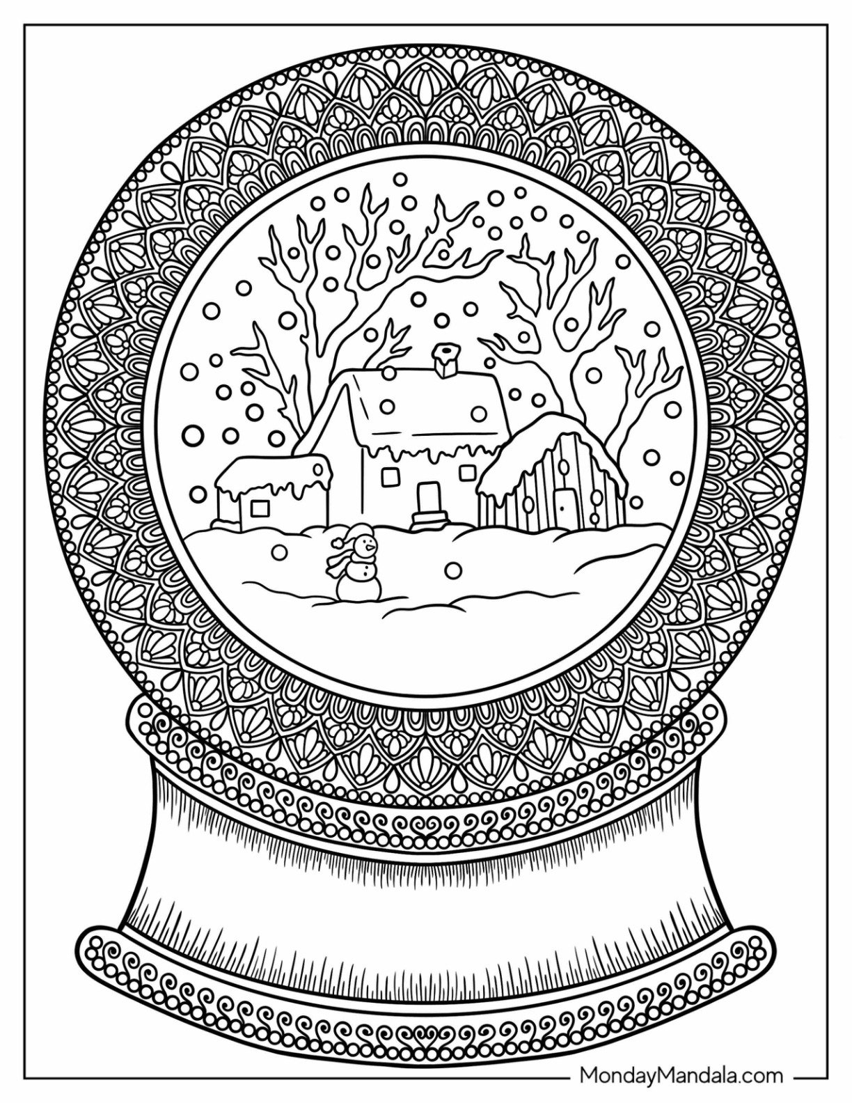14 Christmas Mandala Coloring Pages Free PDF Printables 14 Christmas Mandala Coloring Pages Free PDF Printables