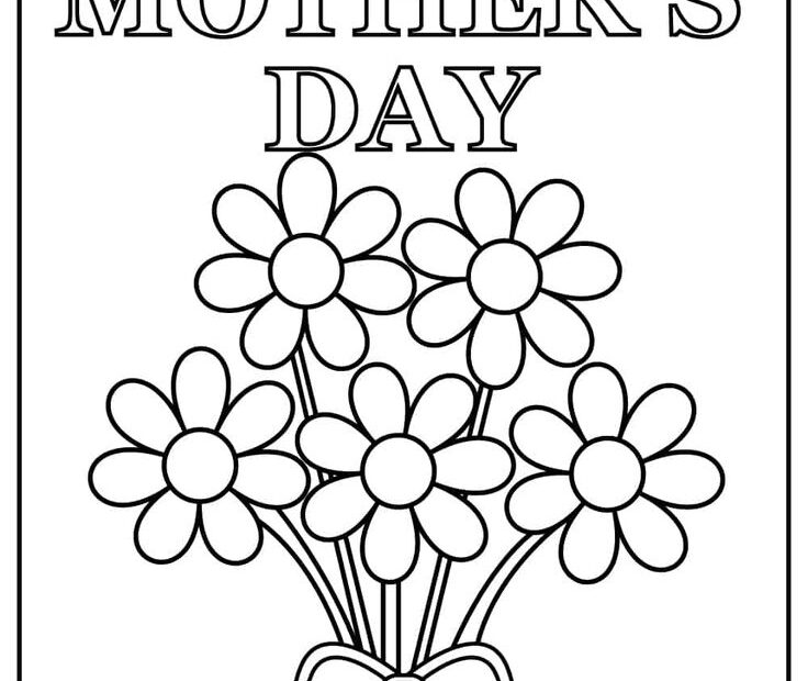 15 Free Mother 39 s Day Coloring Pages So Festive