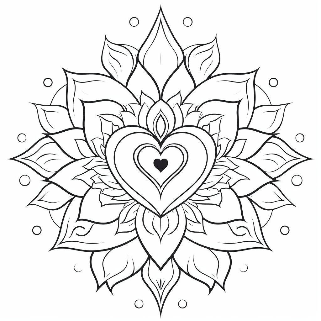 spiritual mandala coloring pages