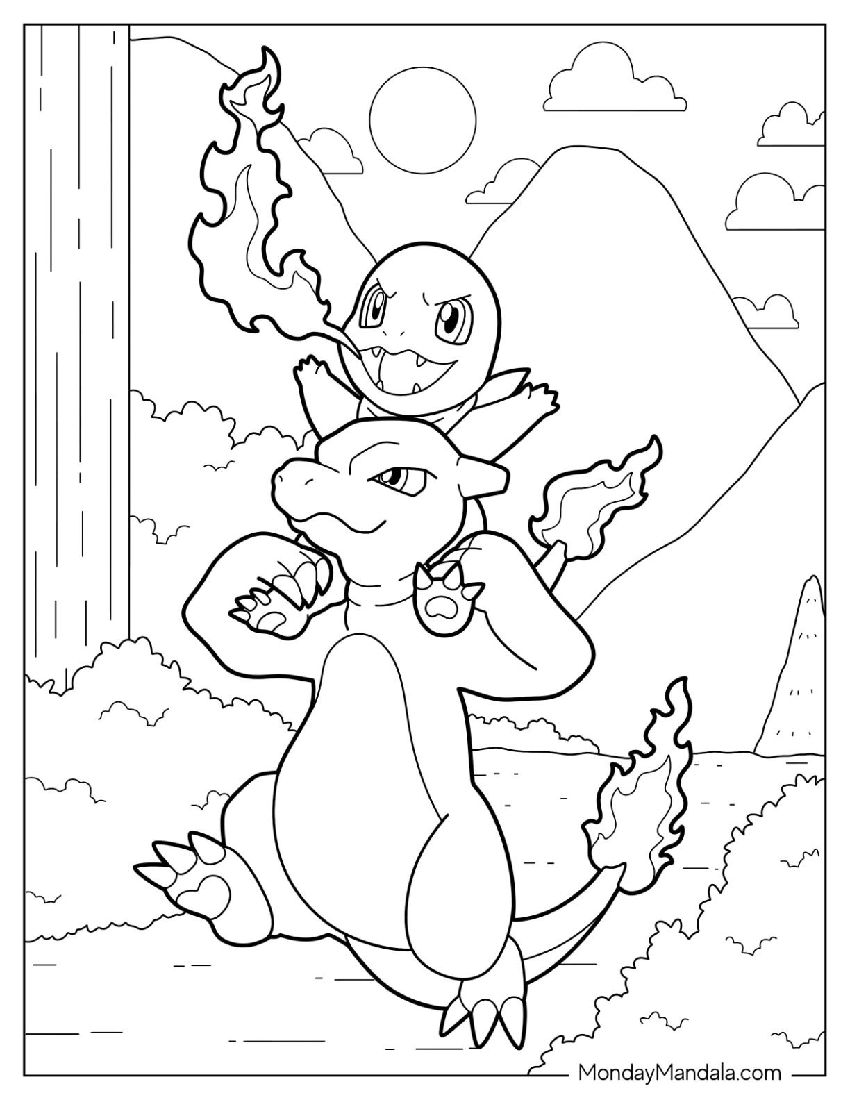 20 Charmander Coloring Pages Free PDF Printables Pokemon Coloring 20 Charmander Coloring Pages Free PDF Printables Pokemon Coloring