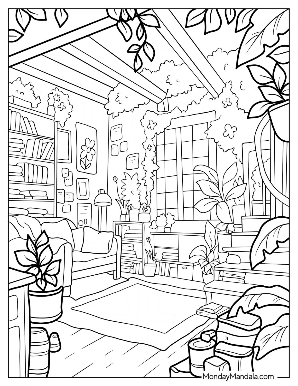 20 Cozy Coloring Pages Free PDF Printables 