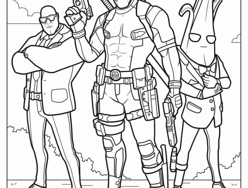 20 Deadpool Coloring Pages Free PDF Printables Coloring Pages