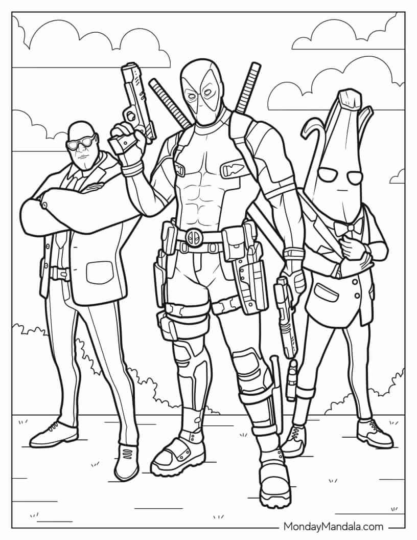 20 Deadpool Coloring Pages Free PDF Printables Coloring Pages 20 Deadpool Coloring Pages Free PDF Printables Coloring Pages