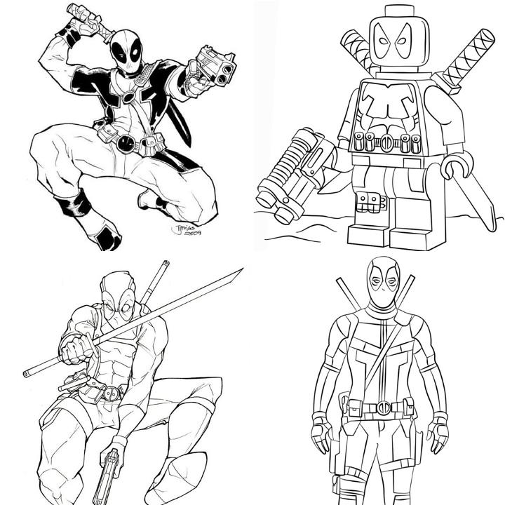 20 Free Deadpool Coloring Pages For Kids And Adults 20 Free Deadpool Coloring Pages For Kids And Adults