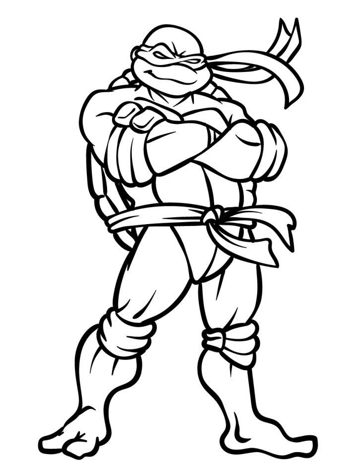 printable Ninja Turtle coloring pages