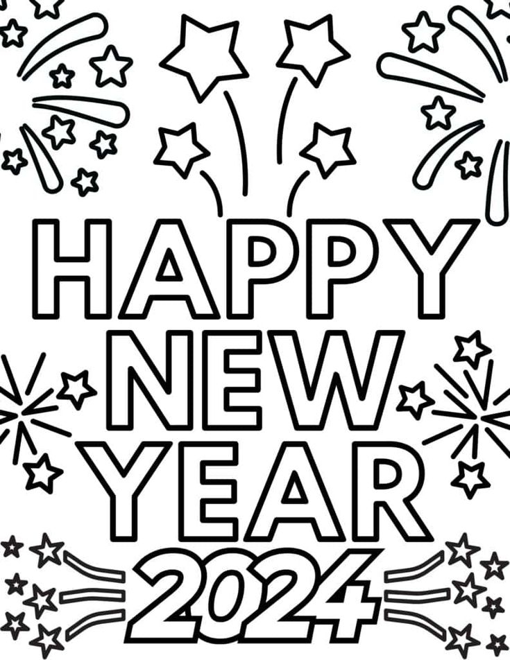 20 Free Printable New Year Coloring Pages For 2025 New Year Coloring 20 Free Printable New Year Coloring Pages For 2025 New Year Coloring