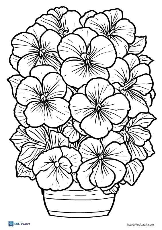 20 Free Printable Plant Coloring Pages ESL Vault 20 Free Printable Plant Coloring Pages ESL Vault