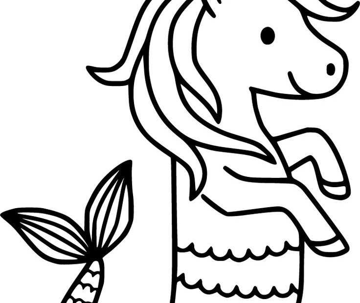 20 Free Printable Unicorn Mermaid Coloring Pages Easy To Print From