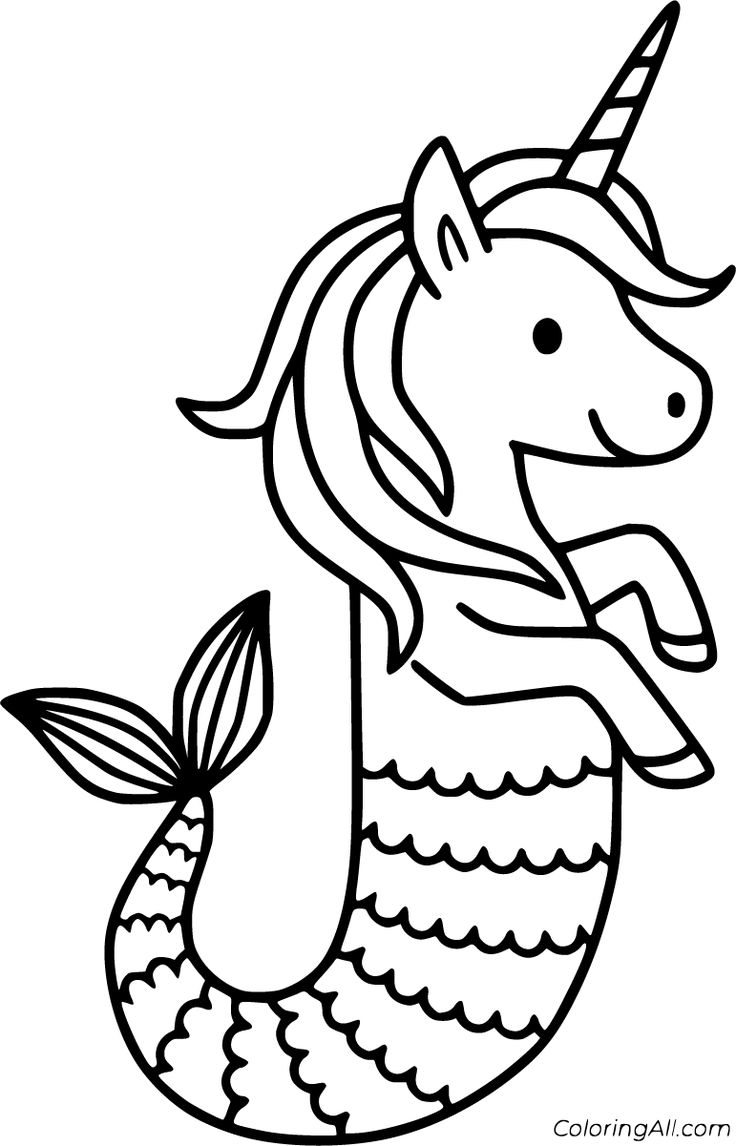 20 Free Printable Unicorn Mermaid Coloring Pages Easy To Print From 20 Free Printable Unicorn Mermaid Coloring Pages Easy To Print From