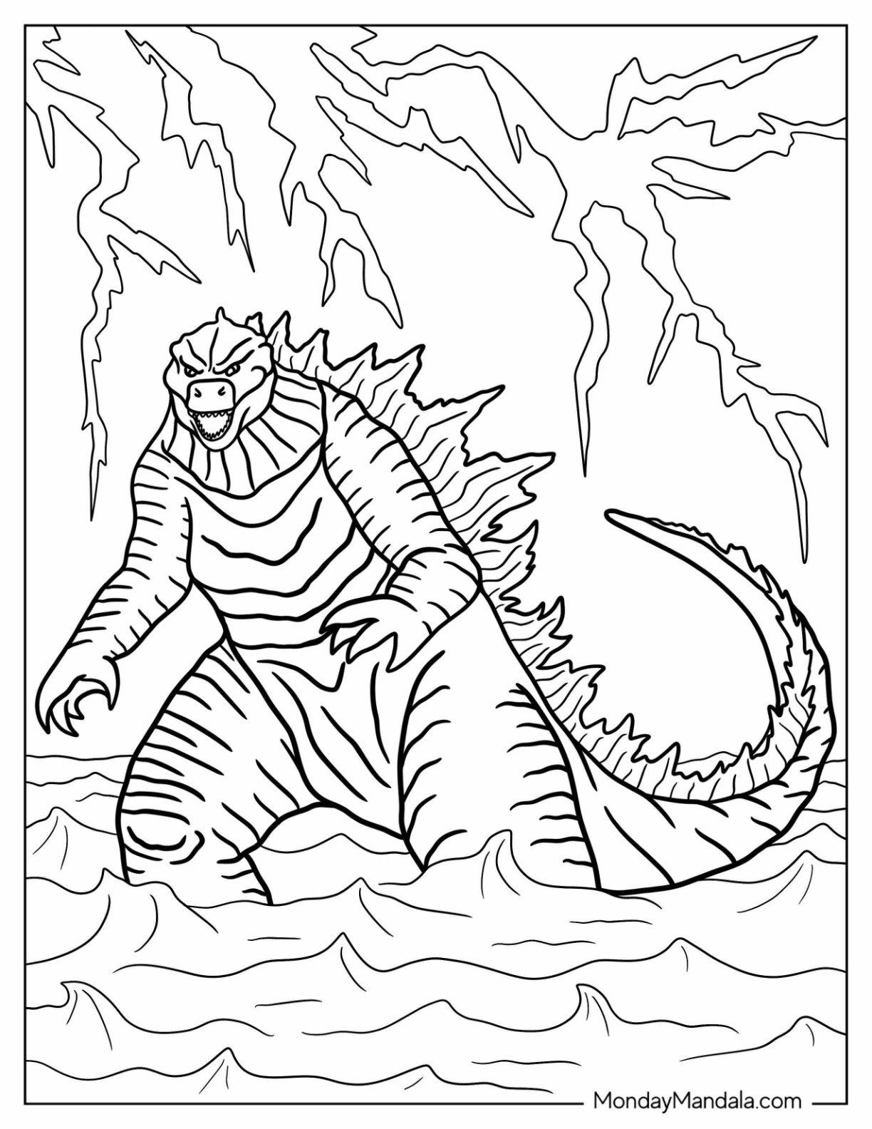20 Godzilla Coloring Pages Free PDF Printables 20 Godzilla Coloring Pages Free PDF Printables