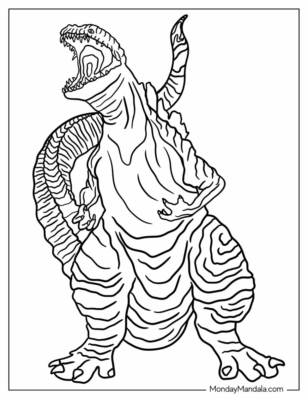 20 Godzilla Coloring Pages Free PDF Printables 20 Godzilla Coloring Pages Free PDF Printables