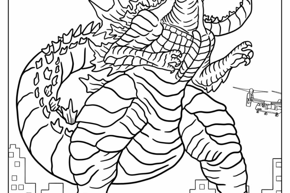 20 Godzilla Coloring Pages Free PDF Printables