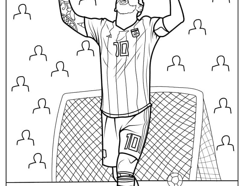 20 Lionel Messi Coloring Pages Free PDF Printables Coloring Pages