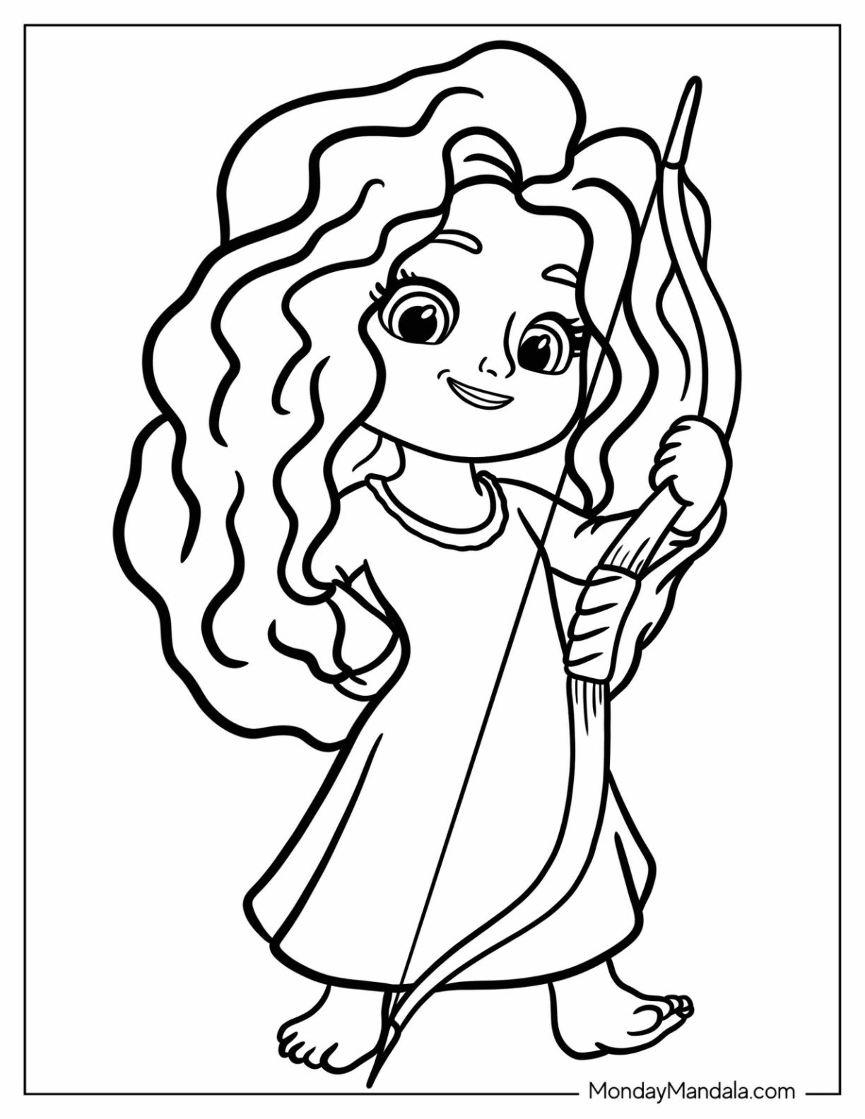 20 Merida Coloring Pages Free PDF Printables 20 Merida Coloring Pages Free PDF Printables