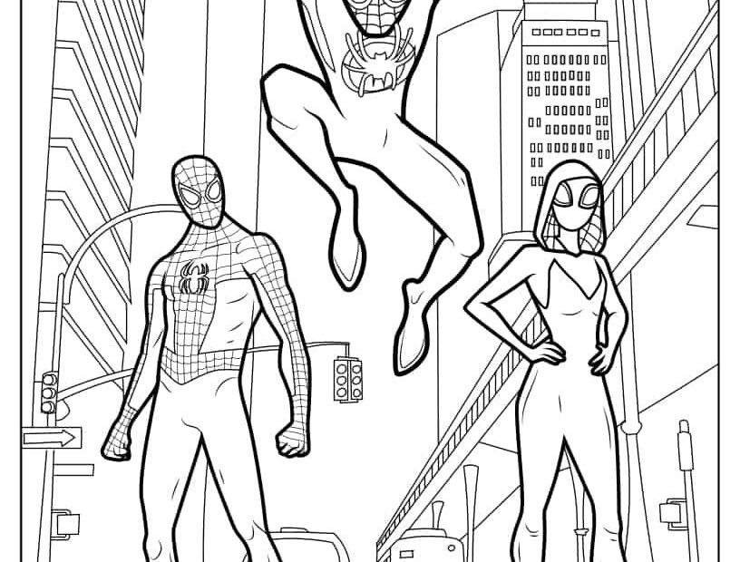 20 Miles Morales Coloring Pages Free PDF Printables Spiderman