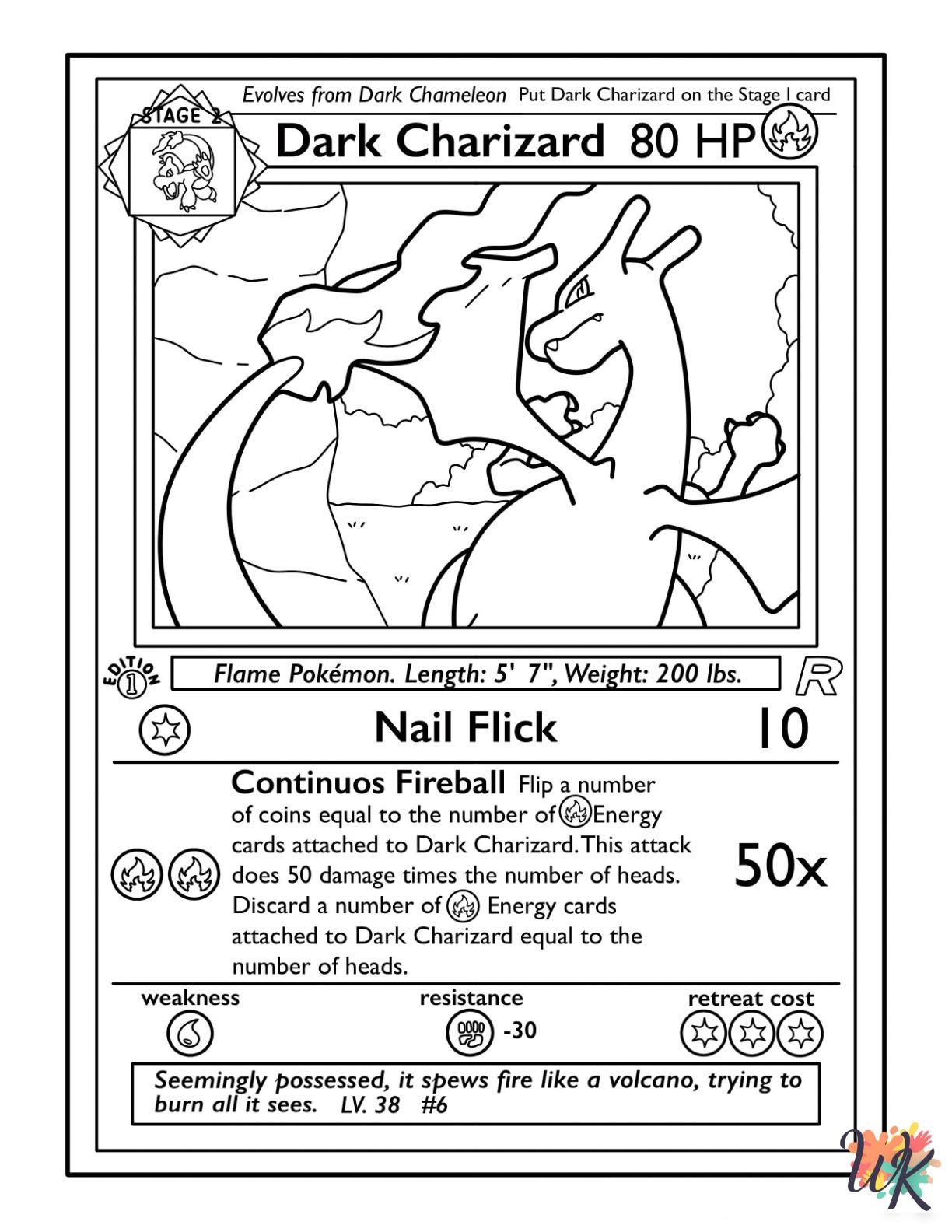 20 Pokemon Card Coloring Pages For Kids ColoringPagesWK 20 Pokemon Card Coloring Pages For Kids ColoringPagesWK
