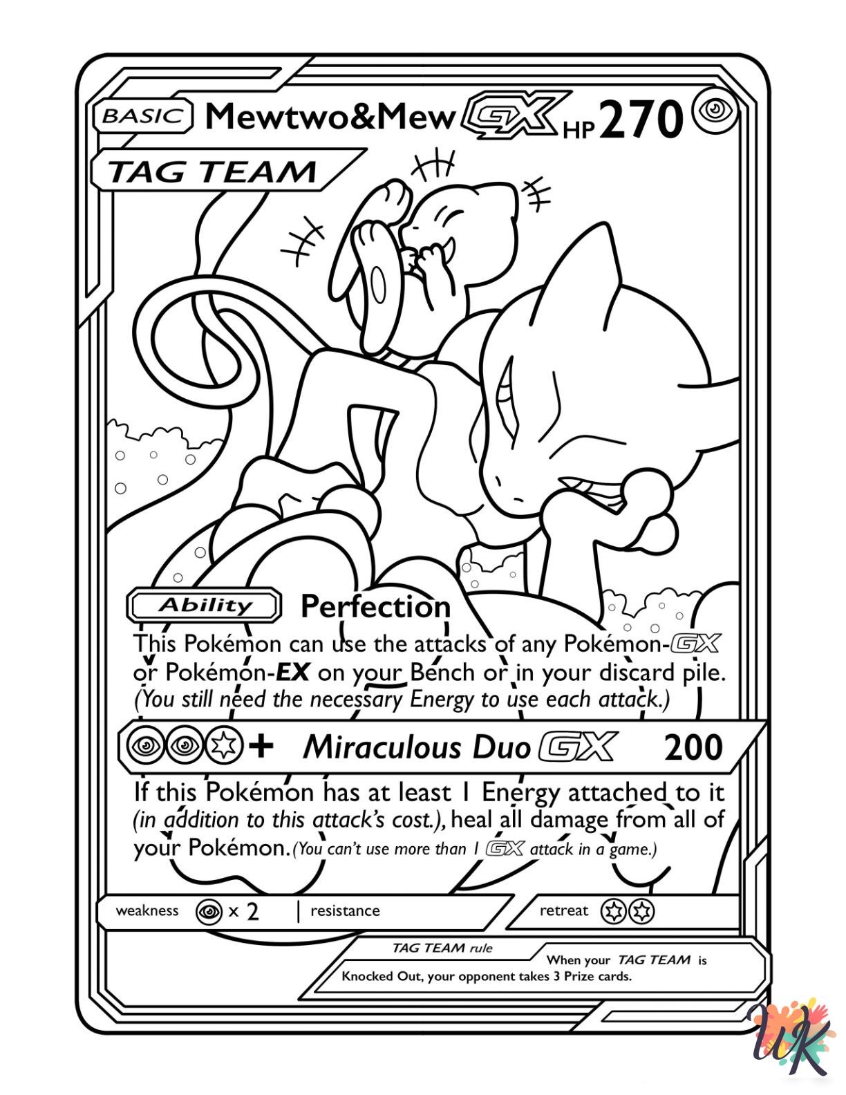 printable pokemon card coloring pages