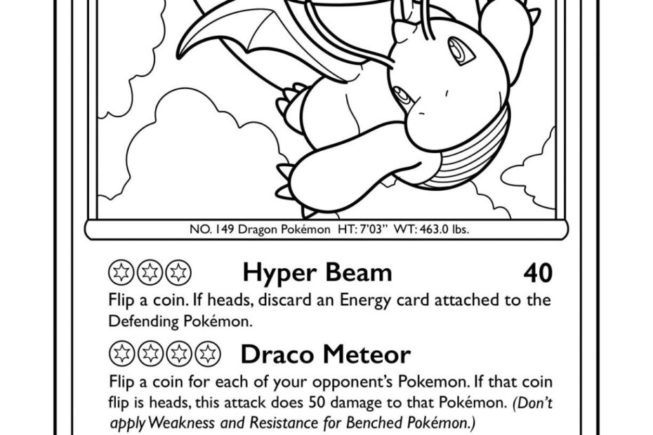 20 Pokemon Card Coloring Pages For Kids ColoringPagesWK