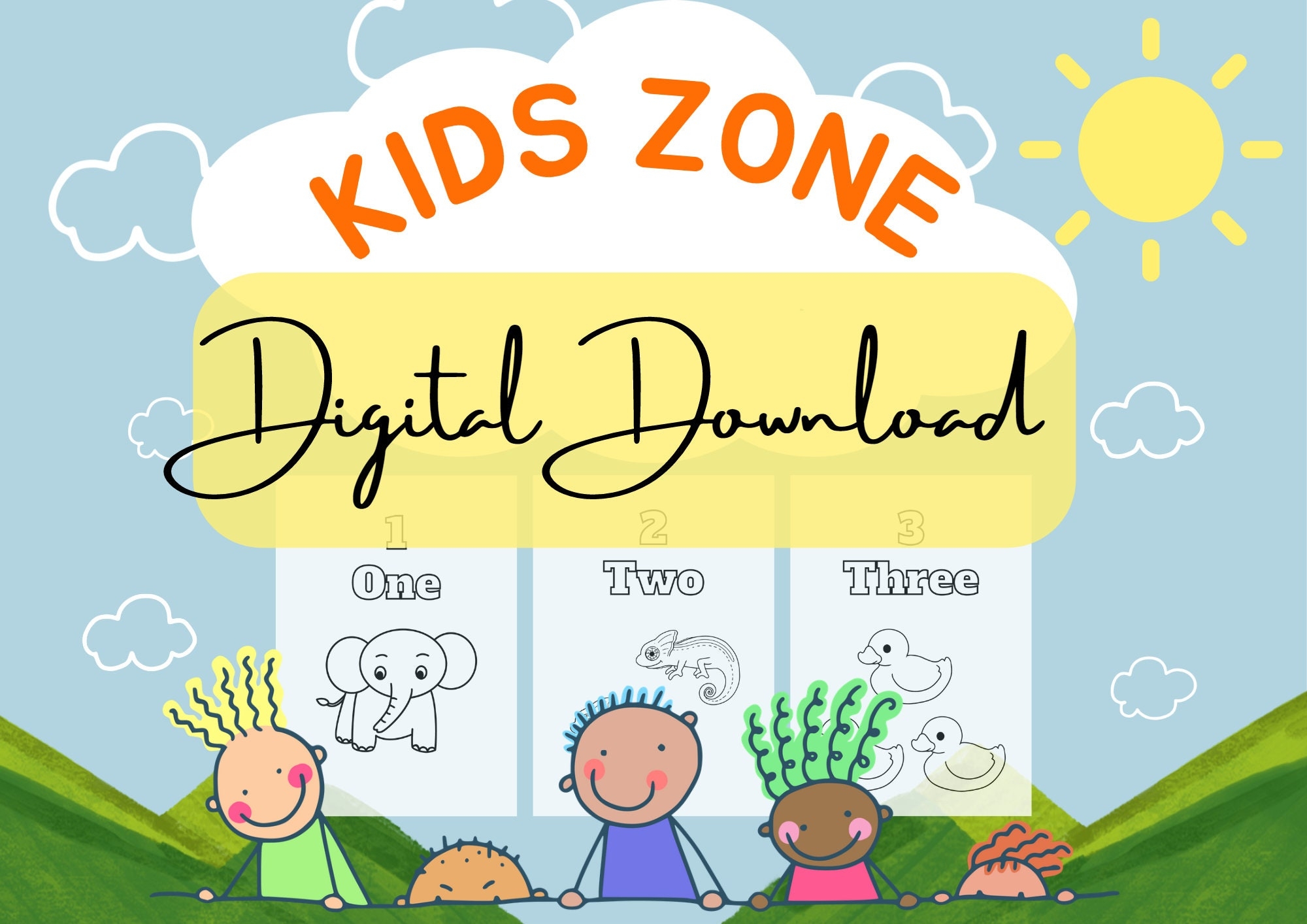 numbering coloring pages printable