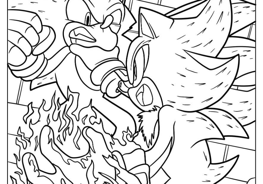 20 Shadow Sonic Coloring Pages Free PDF Printables Avengers