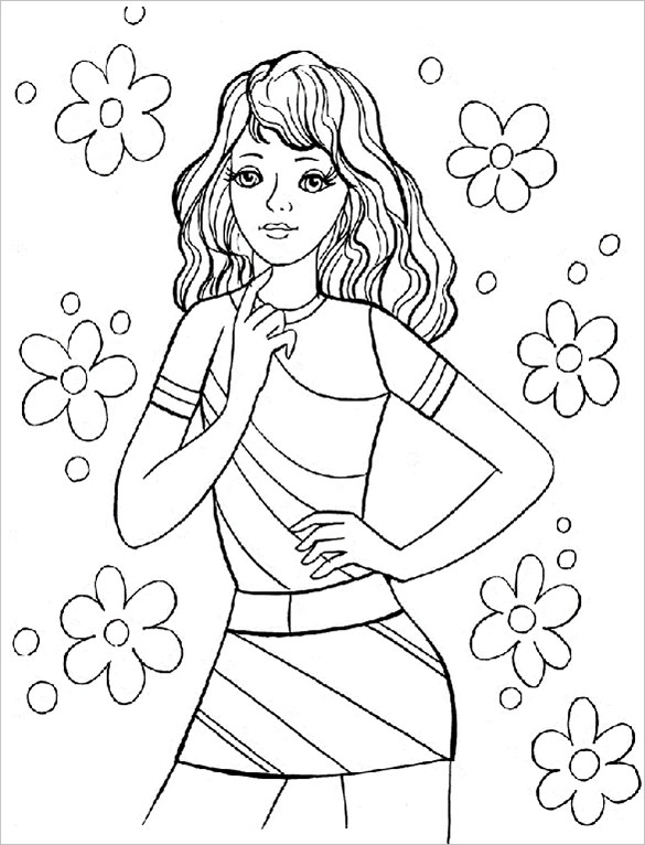 20 Teenagers Coloring Pages PDF PNG 20 Teenagers Coloring Pages PDF PNG