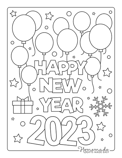 new year coloring sheet printable new year coloring sheet printable