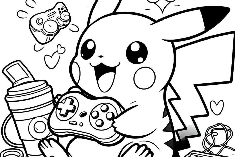 21 Pikachu Coloring Pages Free Unique Printables creepycuteart