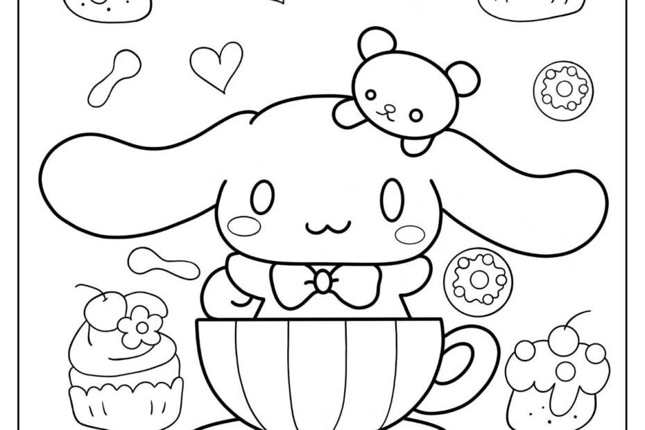 22 Cinnamoroll Coloring Pages Free PDF Printables Hello Kitty