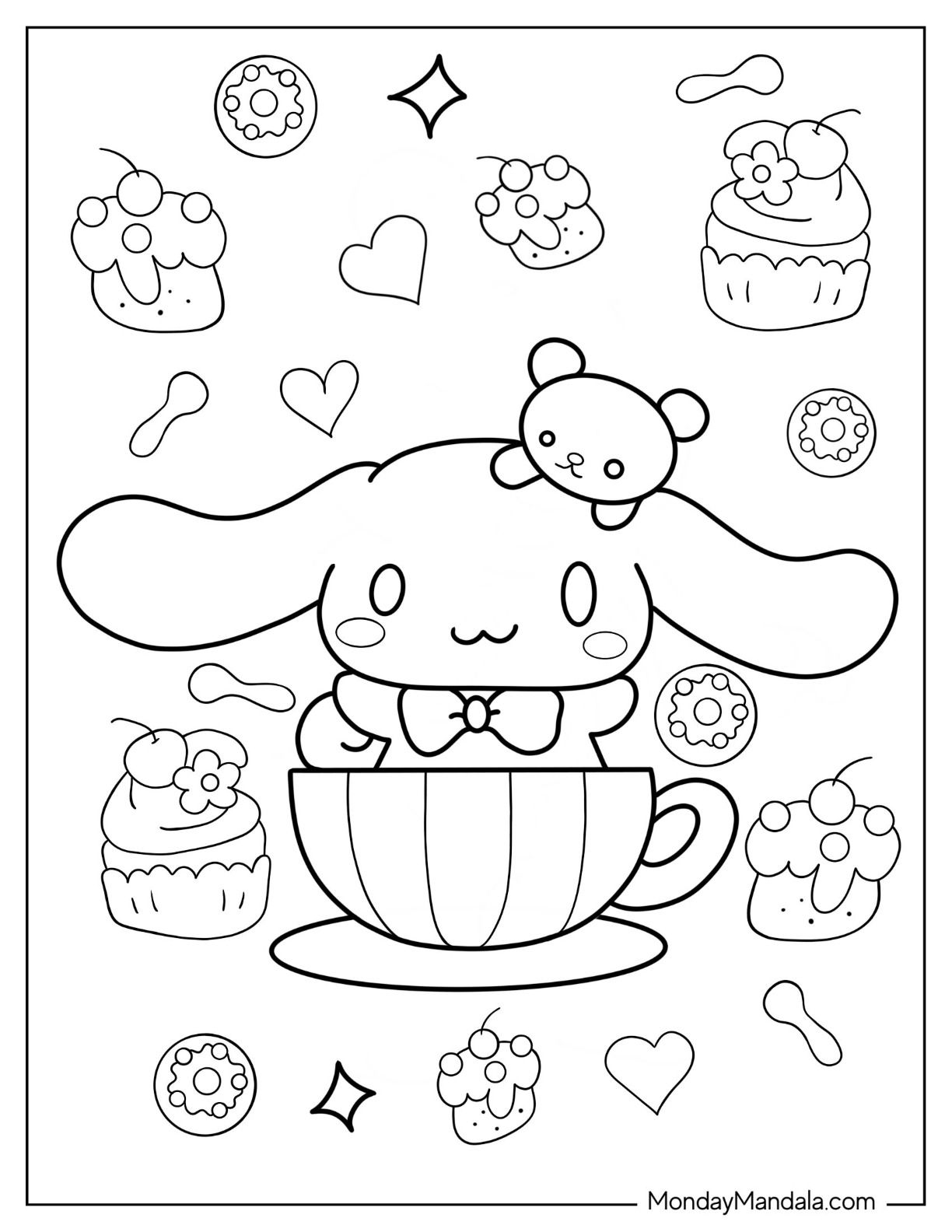 22 Cinnamoroll Coloring Pages Free PDF Printables Hello Kitty 22 Cinnamoroll Coloring Pages Free PDF Printables Hello Kitty