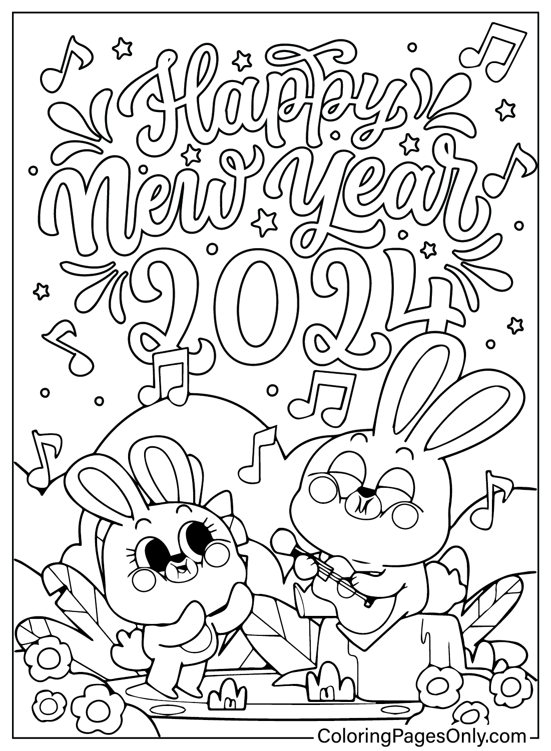 22 Free Printable Happy New Year 2024 Coloring Pages New Year 22 Free Printable Happy New Year 2024 Coloring Pages New Year