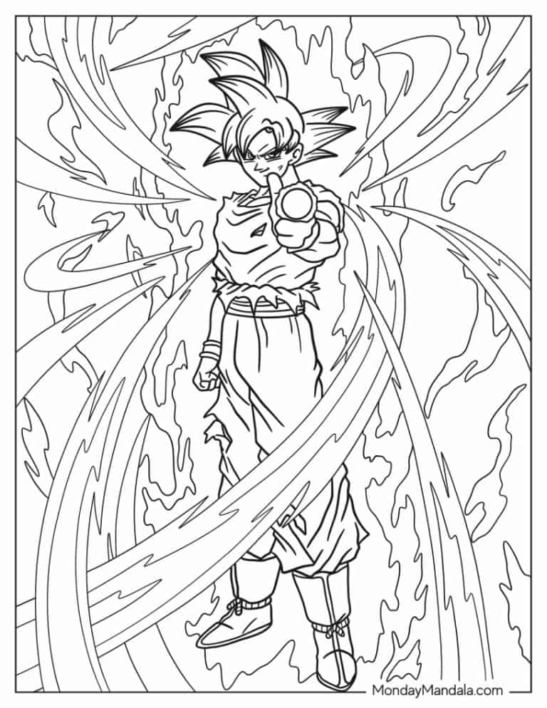 22 Goku Coloring Pages Free PDF Printables 22 Goku Coloring Pages Free PDF Printables