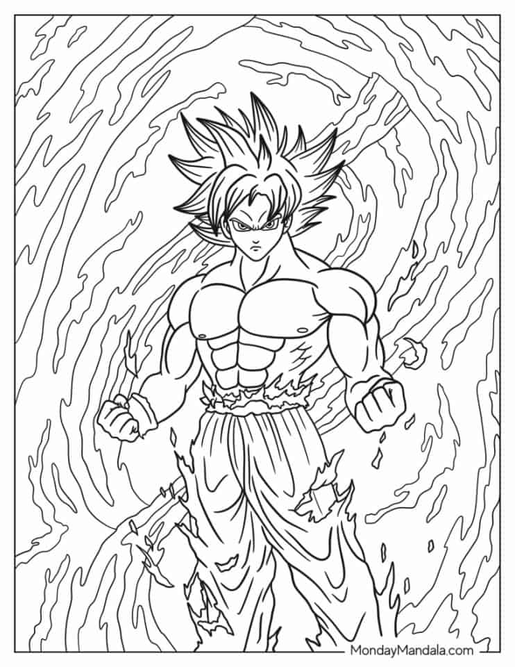 22 Goku Coloring Pages Free PDF Printables 22 Goku Coloring Pages Free PDF Printables